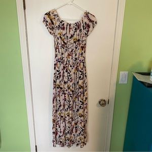 NWT romper shorts with long leg panels